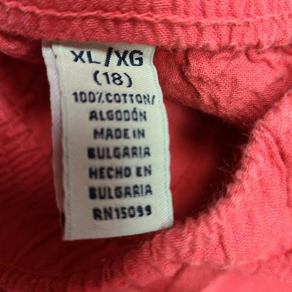 Classics Elements Shorts Womens XL/18 Pink Stretch Waist Cotton Pockets VTG - Picture 3 of 5